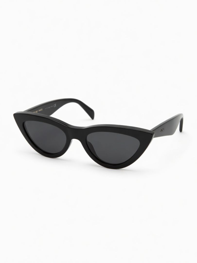 CELINE BLACK CAT-EYE SUNGLASSES STYLE #TF08245811