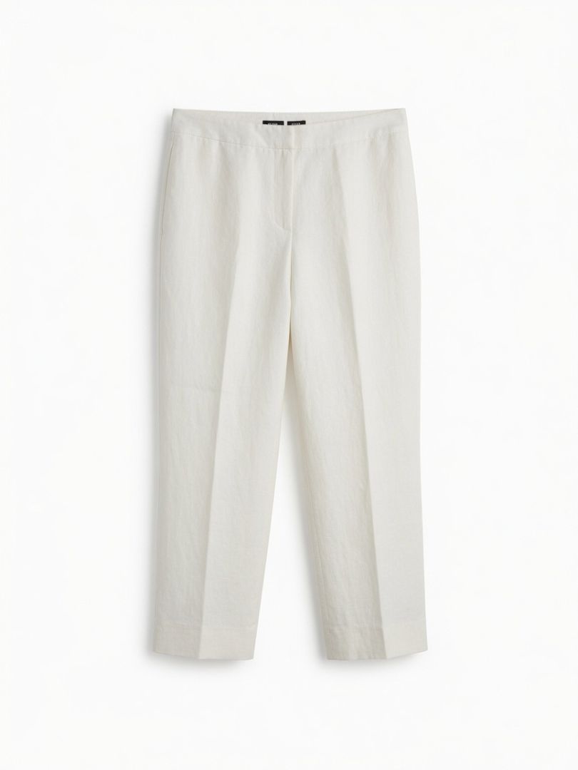 LAFAYETTE 148 white linen barrow dress pants NWT