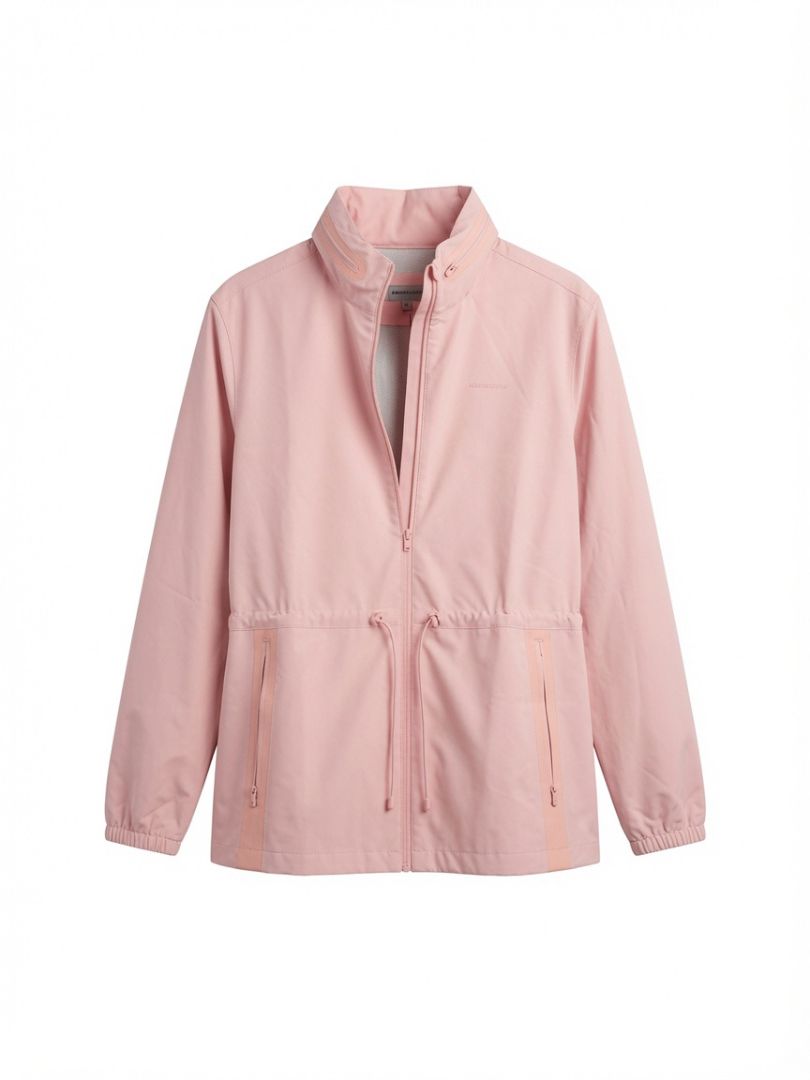 ASHWORTH pink zip up windbreaker jacket NWT
