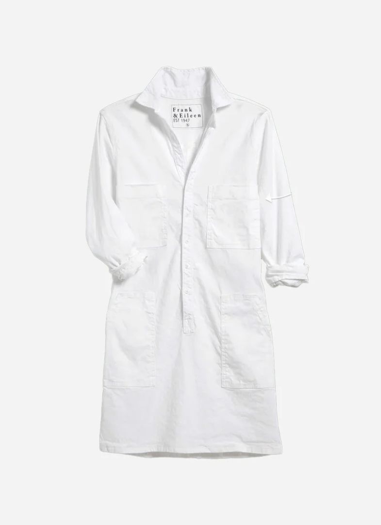 Frank & Eileen White Shirt Dress