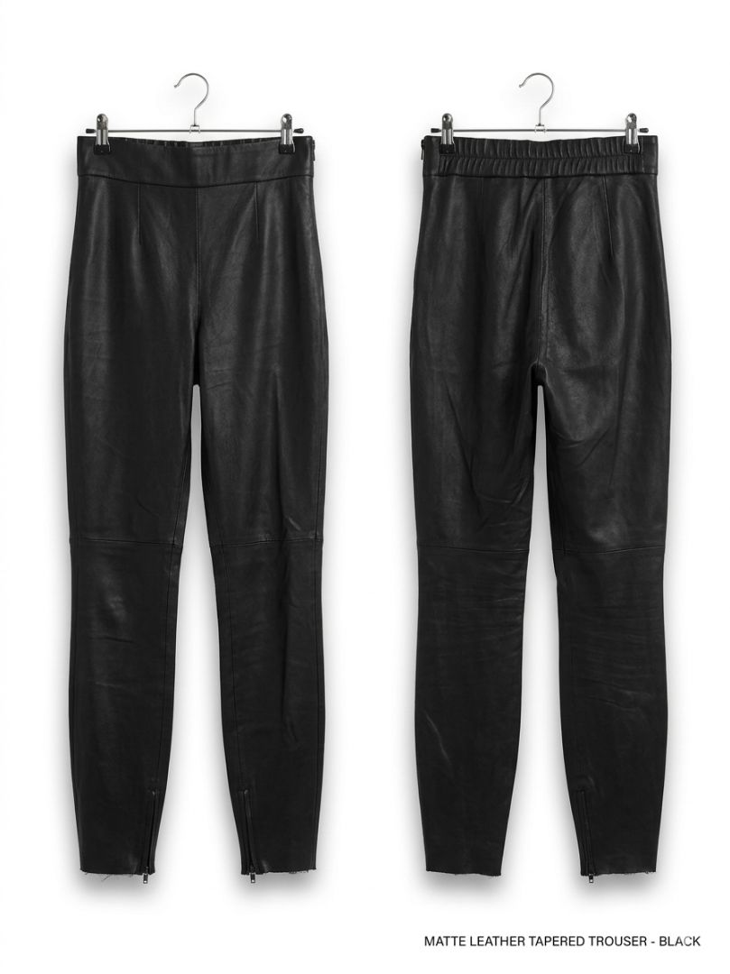 DOLCE & GABBANA leather leggings