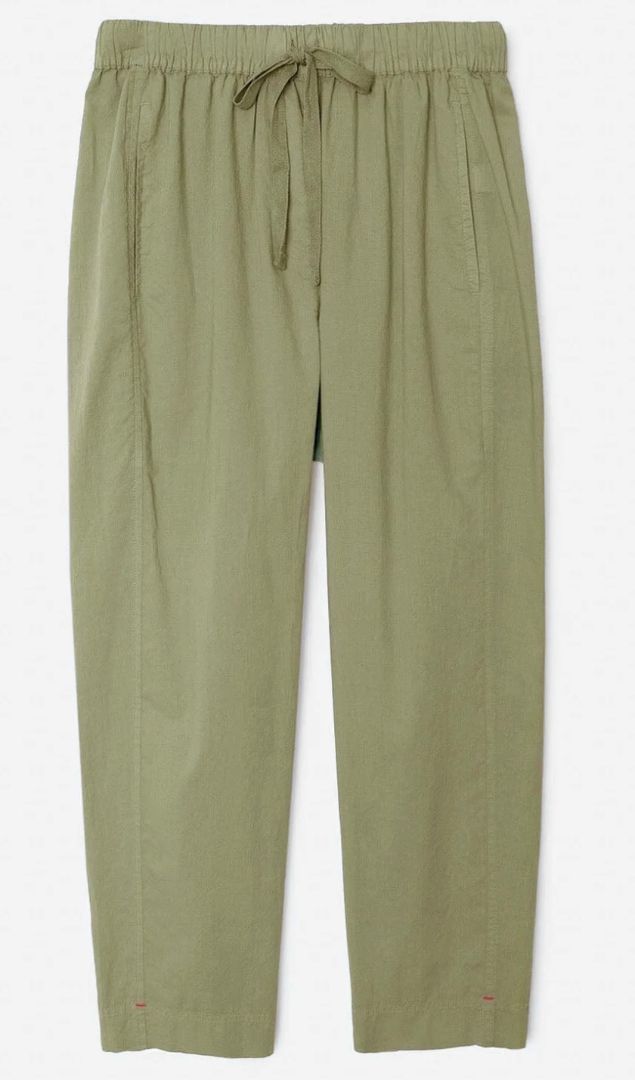 Xirena Sage Green Drawstring Pull On Pants