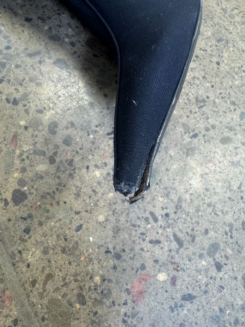 BALENCIAGA jersey thigh high/over the knee sock boot