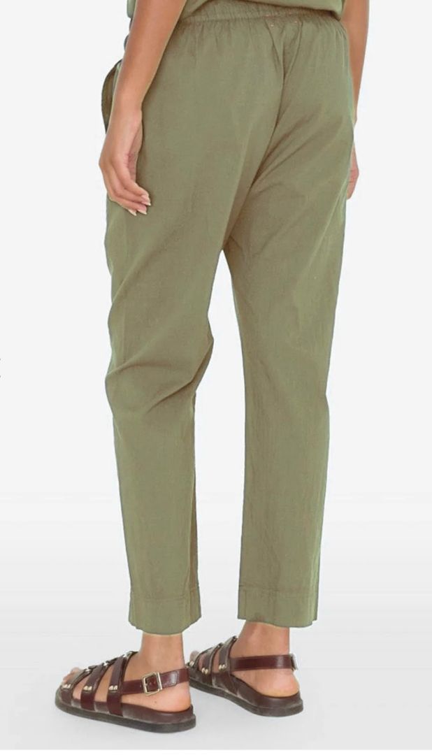 Xirena Sage Green Drawstring Pull On Pants