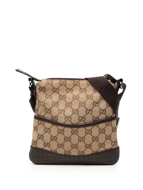 Gucci GG Canvas Zip Crossbody Bag