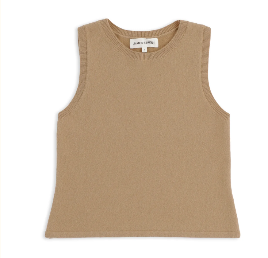 James Street HUNTER WOOL TANK IN MAPLE
