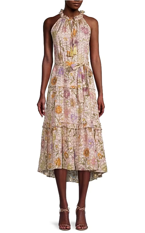 KOBI HALPERIN rosealie floral print dress