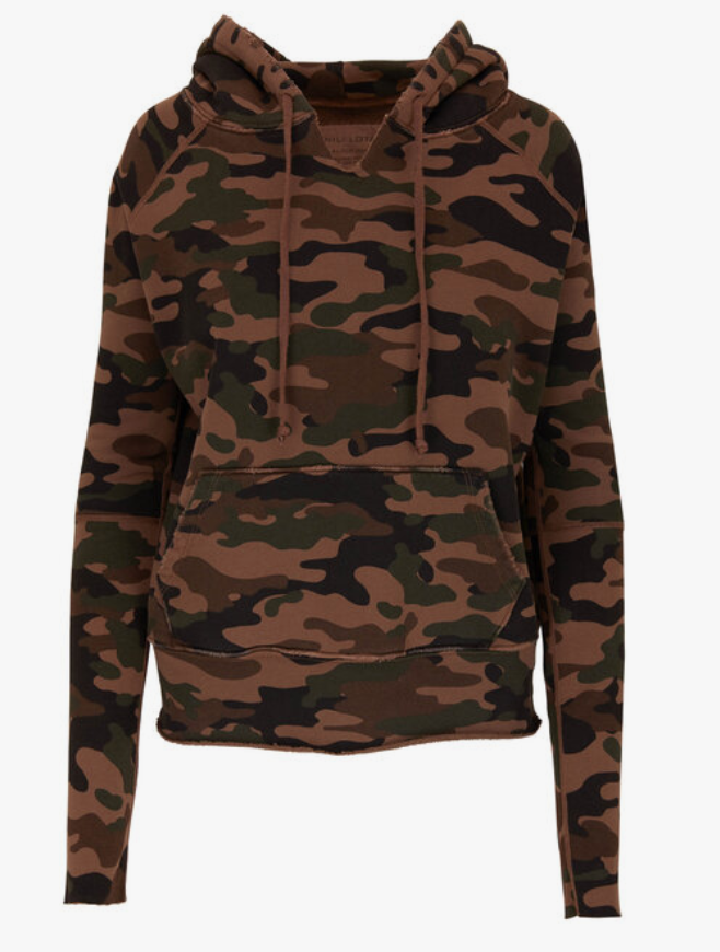 Nili Lotan Janie Camo Hoodie