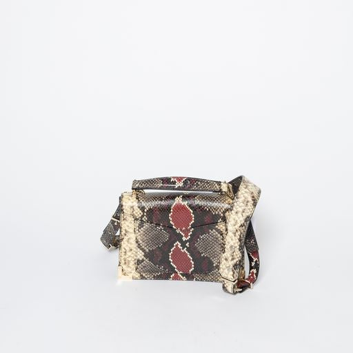 The Kooples Calfskin Snake Print Handbag