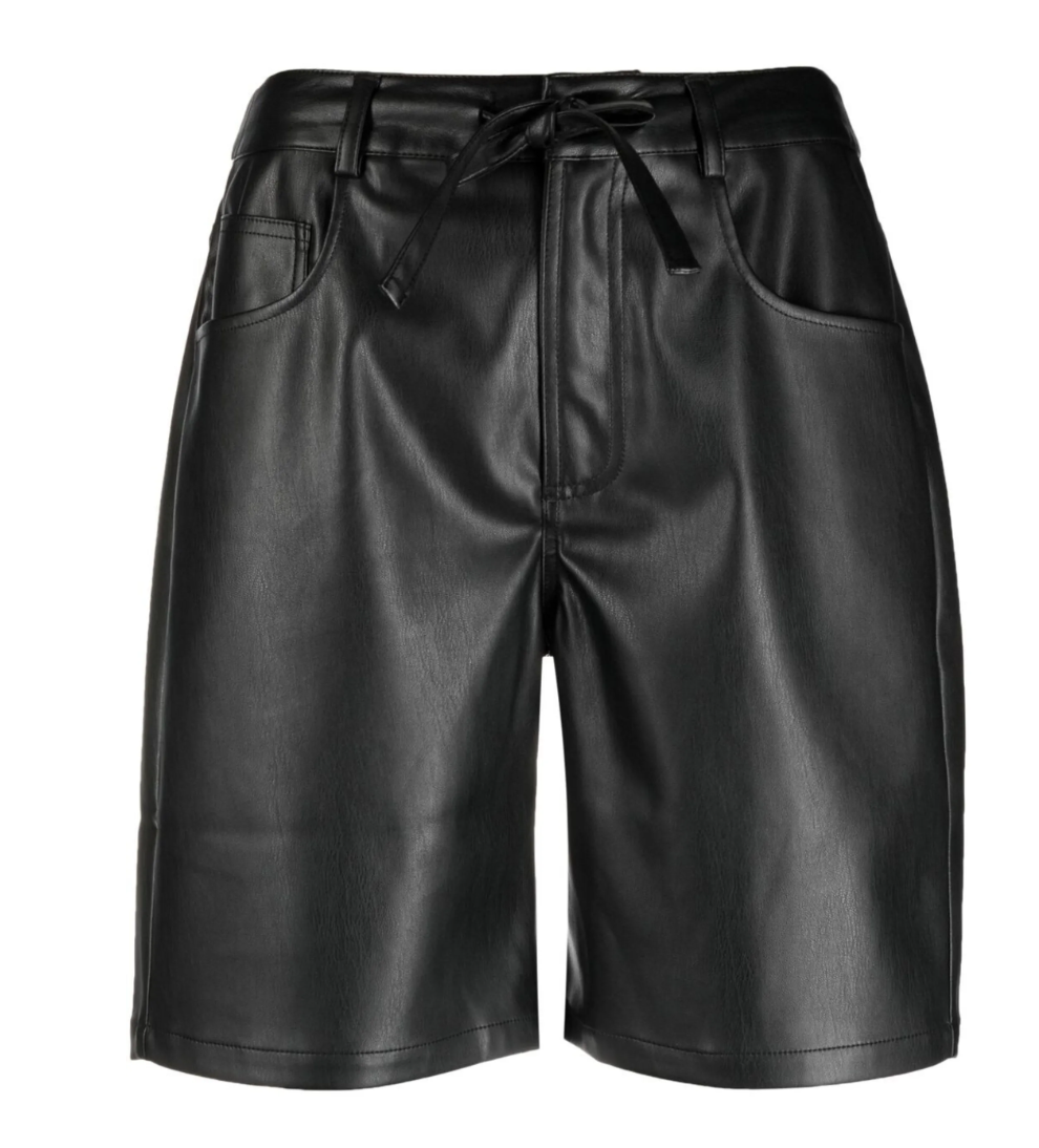 Proenza Schouler White Label faux leather mid-length shorts