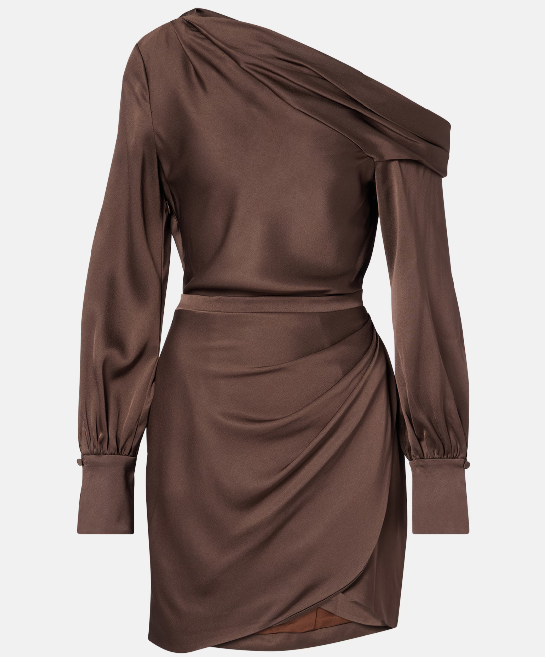 Simkhai Cameron draped one-shoulder minidress