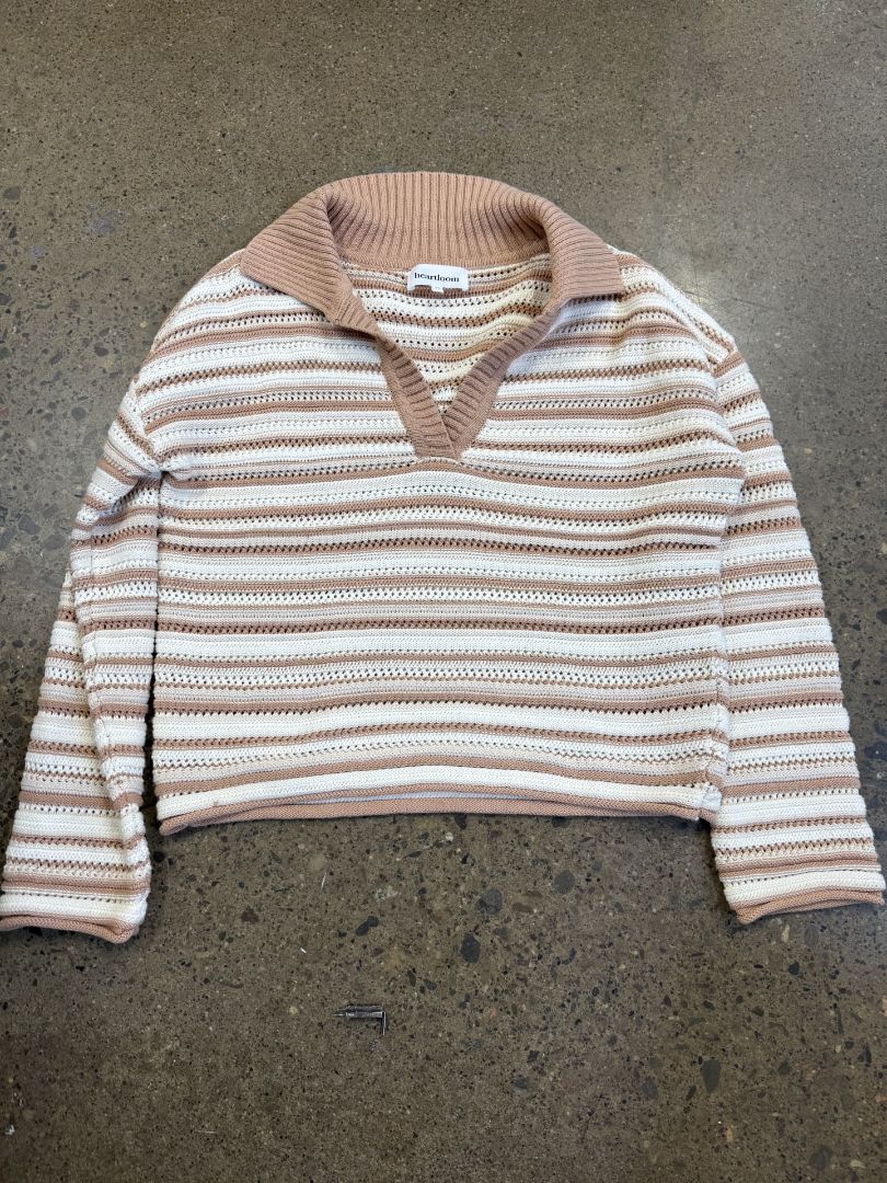 Heartloom Knit Collared Sweater