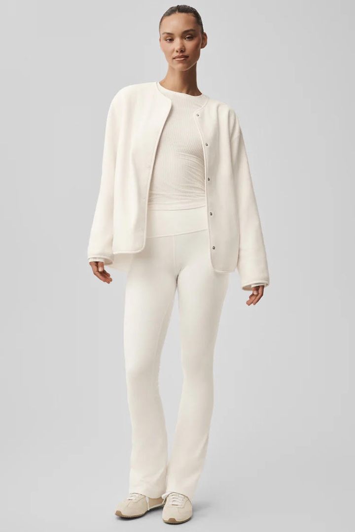 Alo Cream Fleeece Jacket