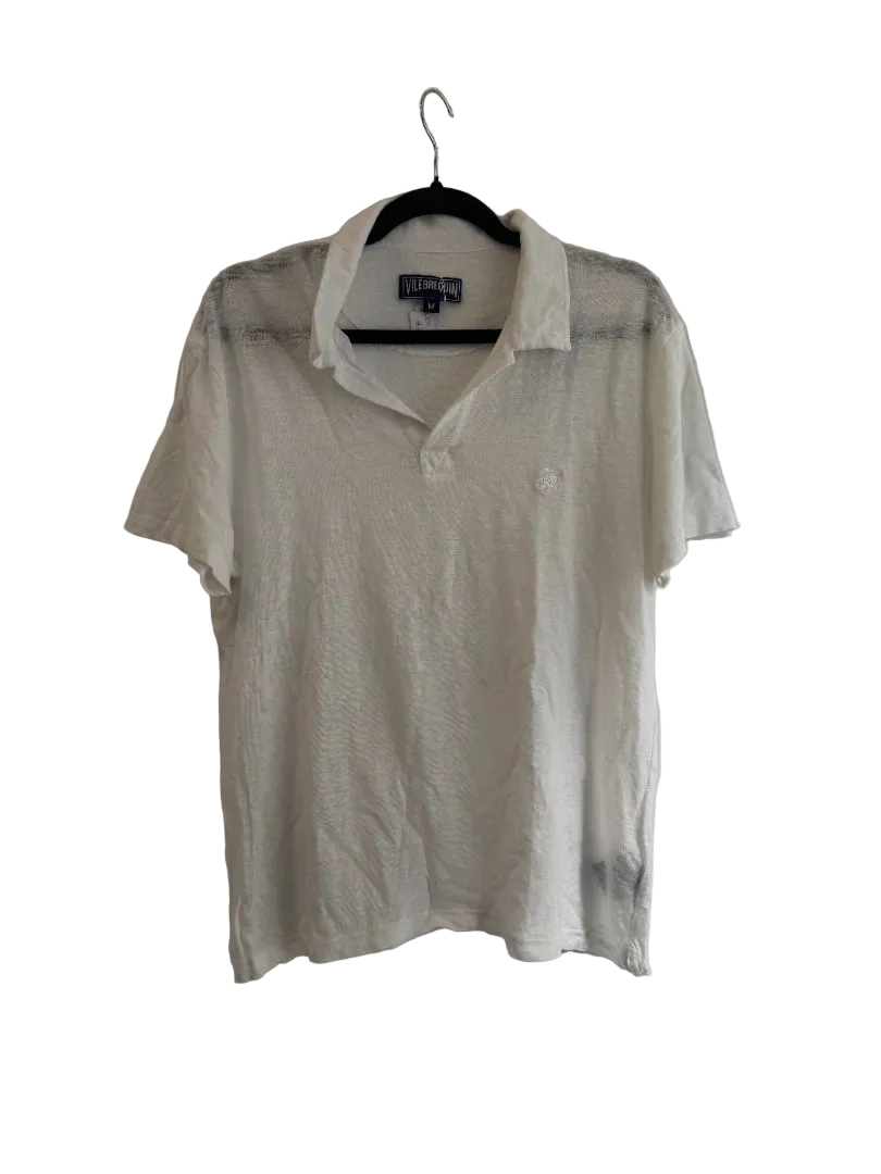 VILEBREQUIN white linen tshirt