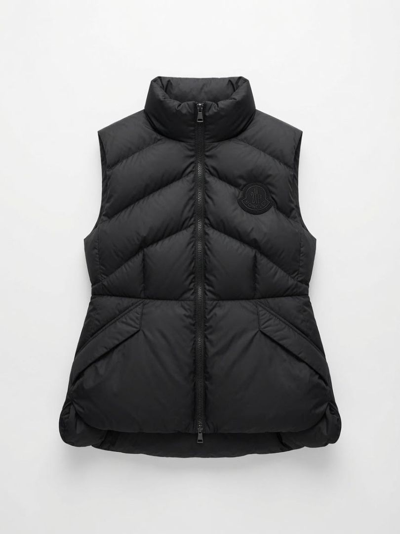 MONCLER black puffer vest "Ana Gilet" NWT