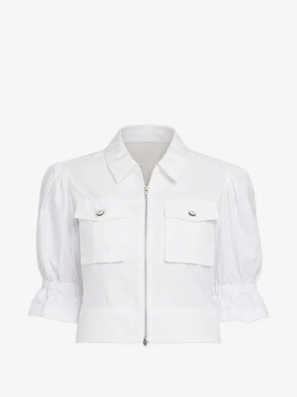 Cinq a Sept White Holly Parachute Jacket