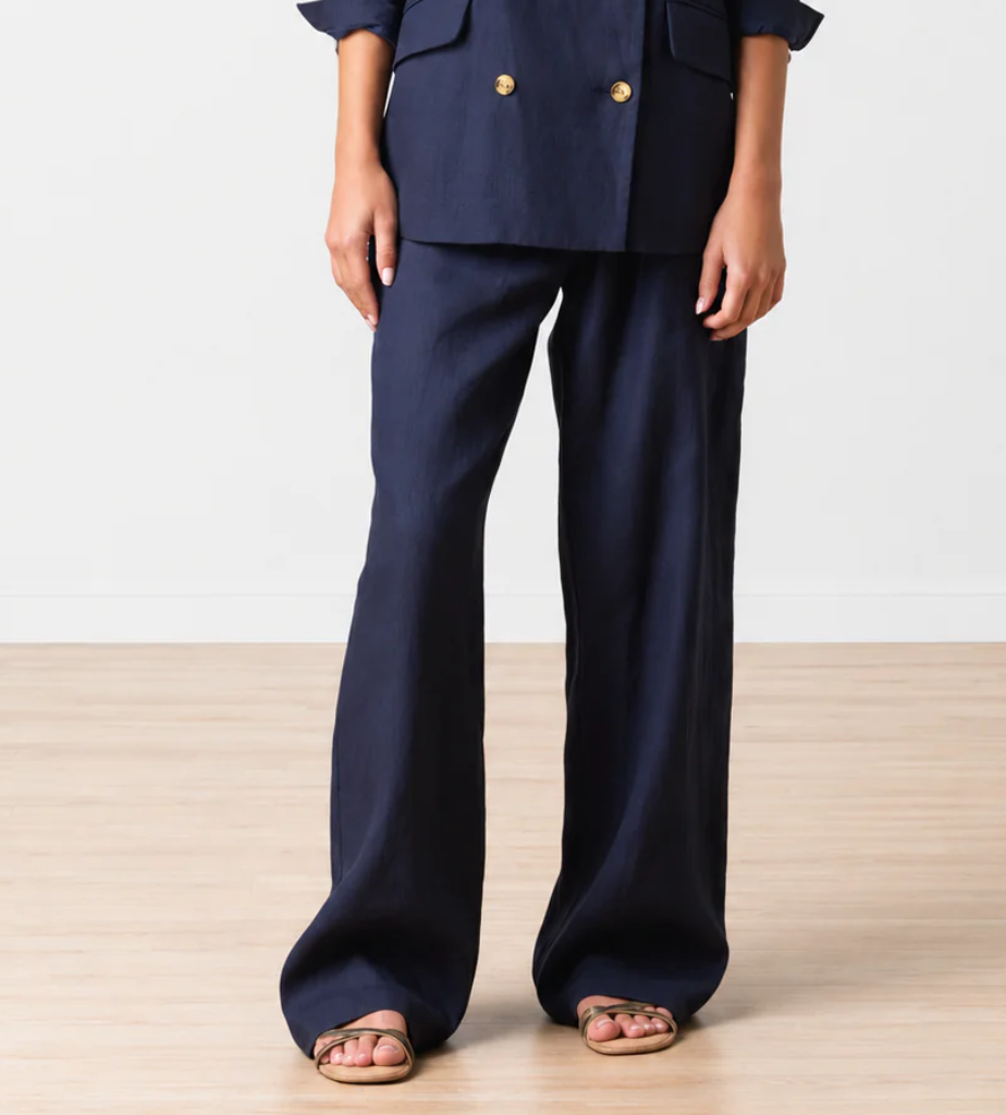 Whitney Linen Women's Linen Resort Pant